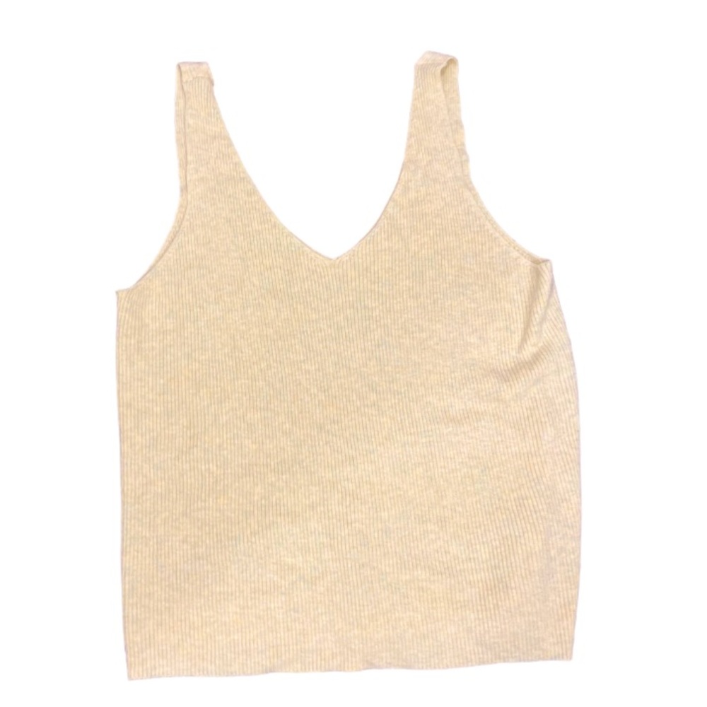 Thread & Supply super soft yellow knit tank